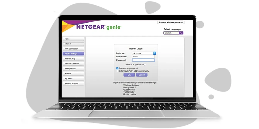 Nighthawk Router Login using Web GUI