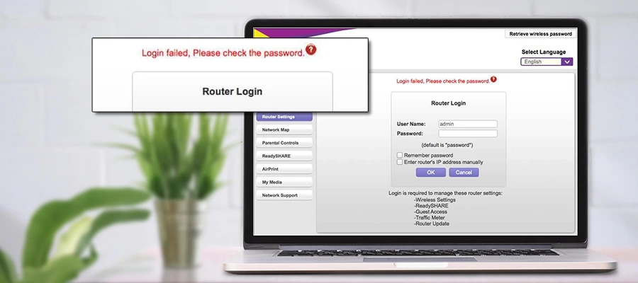 Nighthawk router login not working